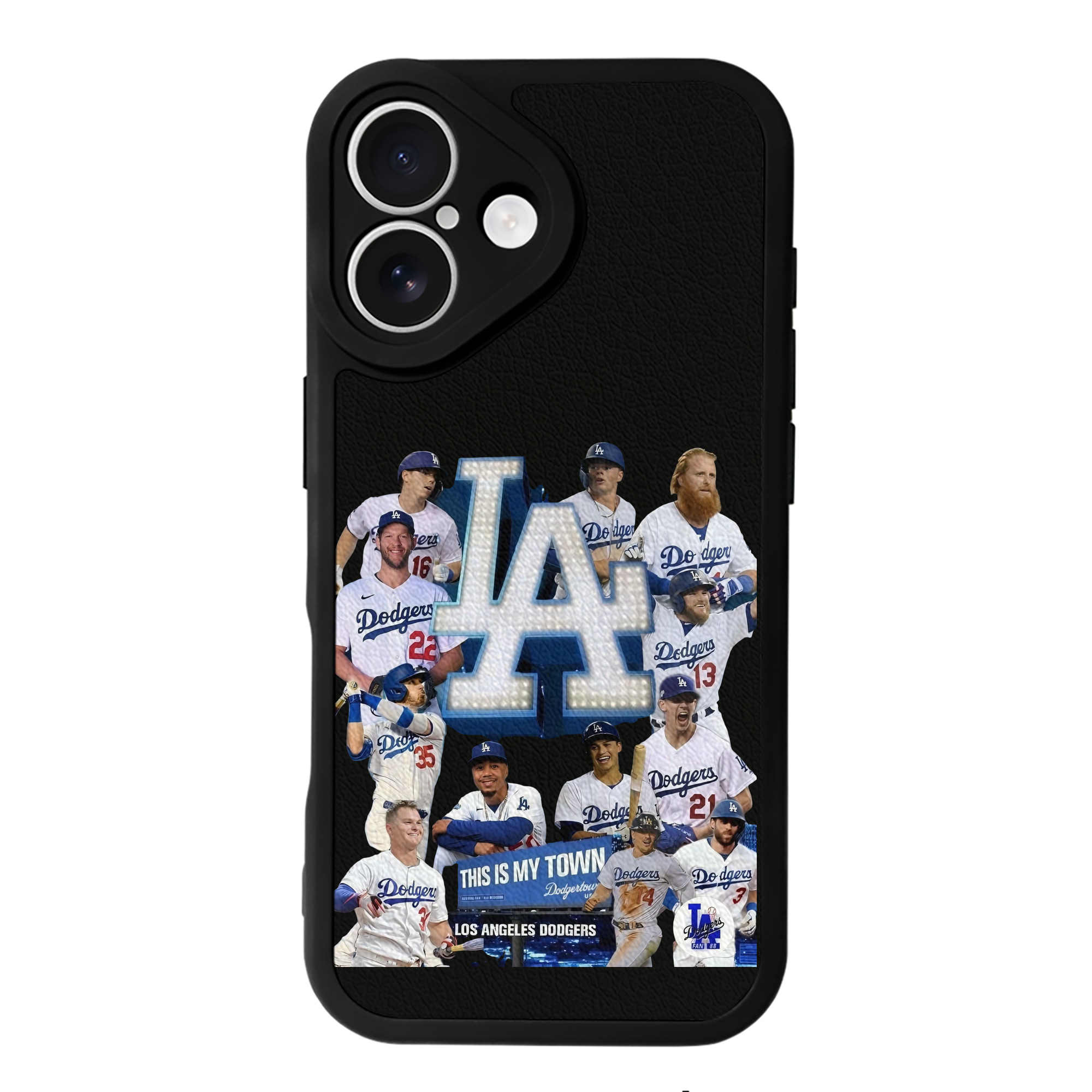  IPhone 16 Silicone Leather Case – UV Print, Lambskin Texture – Perfect Fit, Wireless Charging Compatible, Scratch Resistant, Precise Cutouts – Stylish Protection For IPhone 16